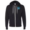 Unisex Heathered French Terry Full-Zip Hooded Sweatshirt Thumbnail