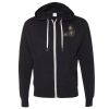 Unisex Heathered French Terry Full-Zip Hooded Sweatshirt Thumbnail