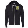 Unisex Heathered French Terry Full-Zip Hooded Sweatshirt Thumbnail