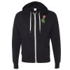 Unisex Heathered French Terry Full-Zip Hooded Sweatshirt Thumbnail