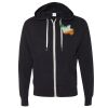 Unisex Heathered French Terry Full-Zip Hooded Sweatshirt Thumbnail