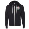 Unisex Heathered French Terry Full-Zip Hooded Sweatshirt Thumbnail