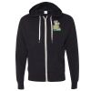 Unisex Heathered French Terry Full-Zip Hooded Sweatshirt Thumbnail