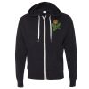 Unisex Heathered French Terry Full-Zip Hooded Sweatshirt Thumbnail