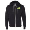 Unisex Heathered French Terry Full-Zip Hooded Sweatshirt Thumbnail