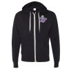 Unisex Heathered French Terry Full-Zip Hooded Sweatshirt Thumbnail