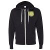 Unisex Heathered French Terry Full-Zip Hooded Sweatshirt Thumbnail