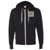 Unisex Heathered French Terry Full-Zip Hooded Sweatshirt Thumbnail