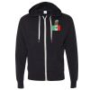 Unisex Heathered French Terry Full-Zip Hooded Sweatshirt Thumbnail