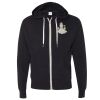Unisex Heathered French Terry Full-Zip Hooded Sweatshirt Thumbnail
