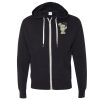 Unisex Heathered French Terry Full-Zip Hooded Sweatshirt Thumbnail