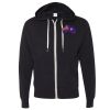 Unisex Heathered French Terry Full-Zip Hooded Sweatshirt Thumbnail