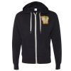 Unisex Heathered French Terry Full-Zip Hooded Sweatshirt Thumbnail
