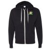 Unisex Heathered French Terry Full-Zip Hooded Sweatshirt Thumbnail