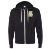 Unisex Heathered French Terry Full-Zip Hooded Sweatshirt Thumbnail