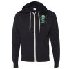 Unisex Heathered French Terry Full-Zip Hooded Sweatshirt Thumbnail