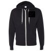 Unisex Heathered French Terry Full-Zip Hooded Sweatshirt Thumbnail