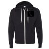 Unisex Heathered French Terry Full-Zip Hooded Sweatshirt Thumbnail