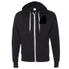 Unisex Heathered French Terry Full-Zip Hooded Sweatshirt Thumbnail