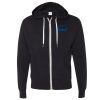 Unisex Heathered French Terry Full-Zip Hooded Sweatshirt Thumbnail