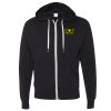 Unisex Heathered French Terry Full-Zip Hooded Sweatshirt Thumbnail