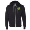 Unisex Heathered French Terry Full-Zip Hooded Sweatshirt Thumbnail