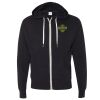 Unisex Heathered French Terry Full-Zip Hooded Sweatshirt Thumbnail