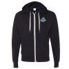 Unisex Heathered French Terry Full-Zip Hooded Sweatshirt Thumbnail