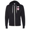 Unisex Heathered French Terry Full-Zip Hooded Sweatshirt Thumbnail