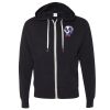 Unisex Heathered French Terry Full-Zip Hooded Sweatshirt Thumbnail