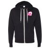 Unisex Heathered French Terry Full-Zip Hooded Sweatshirt Thumbnail
