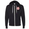 Unisex Heathered French Terry Full-Zip Hooded Sweatshirt Thumbnail