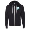 Unisex Heathered French Terry Full-Zip Hooded Sweatshirt Thumbnail
