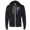Unisex Heathered French Terry Full-Zip Hooded Sweatshirt Thumbnail