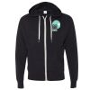 Unisex Heathered French Terry Full-Zip Hooded Sweatshirt Thumbnail