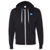 Unisex Heathered French Terry Full-Zip Hooded Sweatshirt Thumbnail