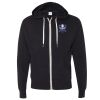 Unisex Heathered French Terry Full-Zip Hooded Sweatshirt Thumbnail