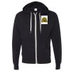 Unisex Heathered French Terry Full-Zip Hooded Sweatshirt Thumbnail