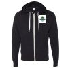 Unisex Heathered French Terry Full-Zip Hooded Sweatshirt Thumbnail