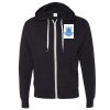 Unisex Heathered French Terry Full-Zip Hooded Sweatshirt Thumbnail