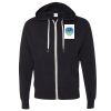 Unisex Heathered French Terry Full-Zip Hooded Sweatshirt Thumbnail