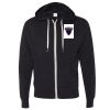 Unisex Heathered French Terry Full-Zip Hooded Sweatshirt Thumbnail