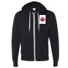 Unisex Heathered French Terry Full-Zip Hooded Sweatshirt Thumbnail