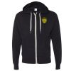 Unisex Heathered French Terry Full-Zip Hooded Sweatshirt Thumbnail