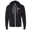 Unisex Heathered French Terry Full-Zip Hooded Sweatshirt Thumbnail