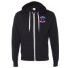 Unisex Heathered French Terry Full-Zip Hooded Sweatshirt Thumbnail