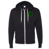 Unisex Heathered French Terry Full-Zip Hooded Sweatshirt Thumbnail