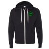 Unisex Heathered French Terry Full-Zip Hooded Sweatshirt Thumbnail