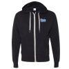 Unisex Heathered French Terry Full-Zip Hooded Sweatshirt Thumbnail