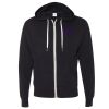 Unisex Heathered French Terry Full-Zip Hooded Sweatshirt Thumbnail